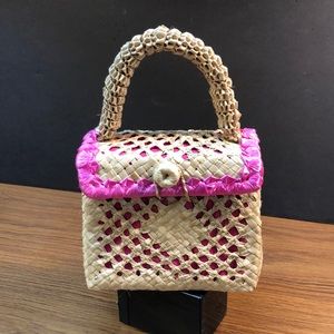Cute Ratan Woven Hand Bag